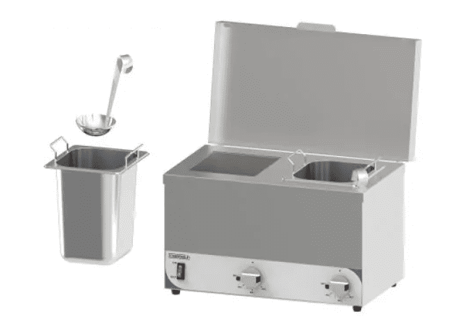 Bain-marie à sauce compact 2 cuves CASSELIN CBMSC2H