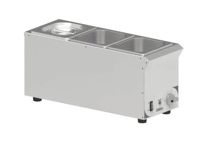 Bain-marie à sauce 3 x GN 1/6 compact CASSELIN CBMS316V 