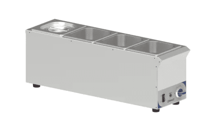 Bain-marie à sauce 4 x GN 1/6 compact CASSELIN CBMS416V 