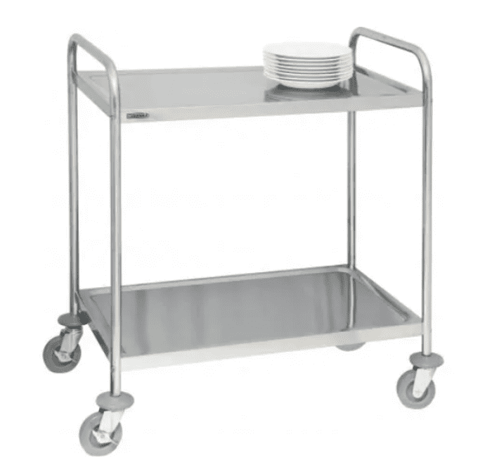 Chariot en inox 2 plateaux CASSELIN  CCI2