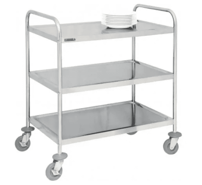 Chariot en inox 3 plateaux CASSELIN CCI3