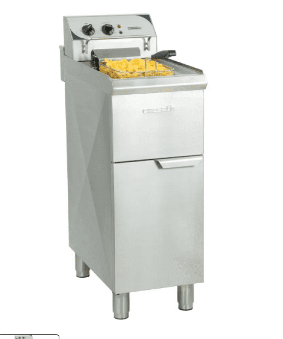 Friteuse électrique sur pieds 10 litres haut rendement CASSELIN CFP10TB