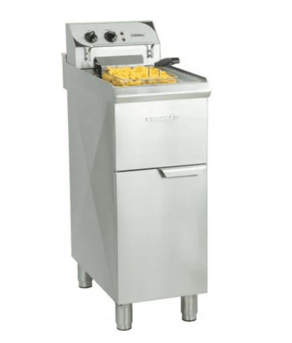 Friteuse électrique sur pieds 10 litres haut rendement CASSELIN CFP10TC 