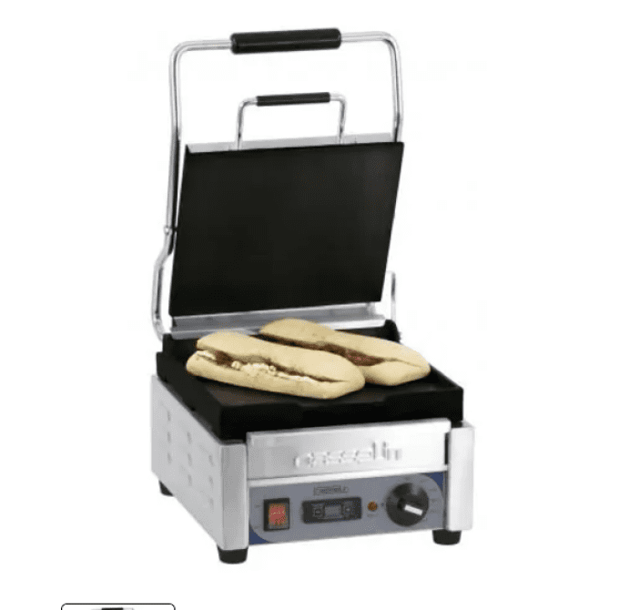  Grill Panini Petit Premium Lisse - Lisse avec minuteur CASSELIN CGPLLPPT