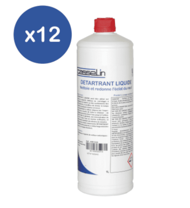 Lot de 12 - Détartrant liquide 1L CASSELIN CL12DL1L